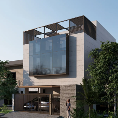 Industrial-architecture-style-in-Pakistani-house-designs